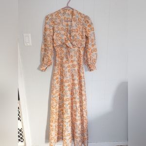 70s Maxi Dress & Bolero